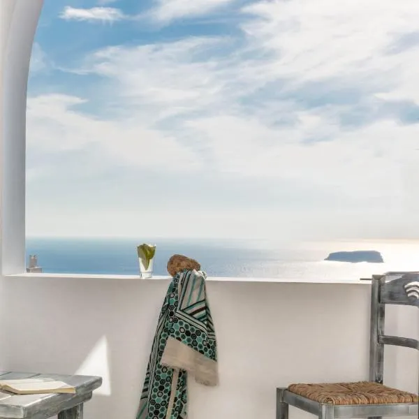 Aspronisi Luxury Villa with Caldera View, ξενοδοχείο στο Μεγαλοχώρι