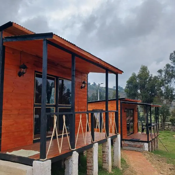Cabañas finca las acacias, hotel di Guatavita