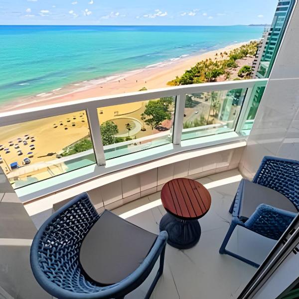 Flat Beira-Mar em Hotel de Alto Padrão - Andar Alto - Vista mar