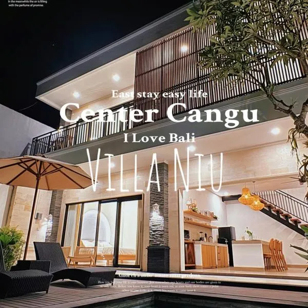 Villa Niu Center Canggu - FattyLion, hotel u gradu Kangu