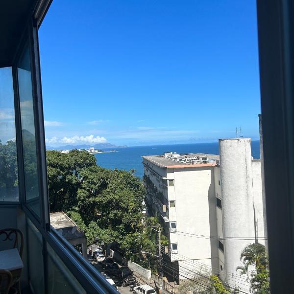Studio Red Vidigal com Varanda, Vista Mar e Hidromassagem