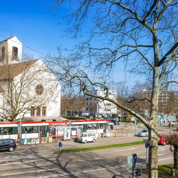 Apartments an der Uniklinik、フライブルク・イム・ブライスガウのホテル