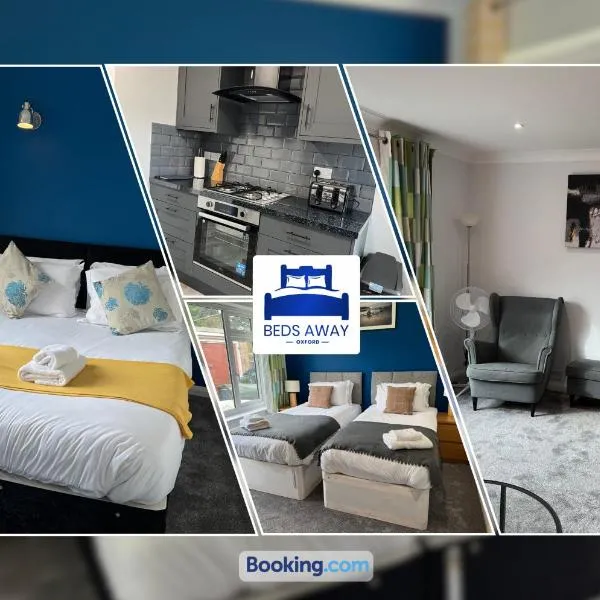 3 Bedroom Cosy Bungalow By Beds Away Short Lets & Serviced Accommodation Chalgrove With Outdoor Dining Area, hotel in Chalgrove