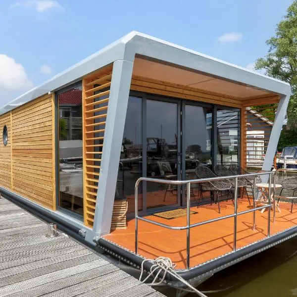 Luxe houseboat Smûk, hotel in Grou
