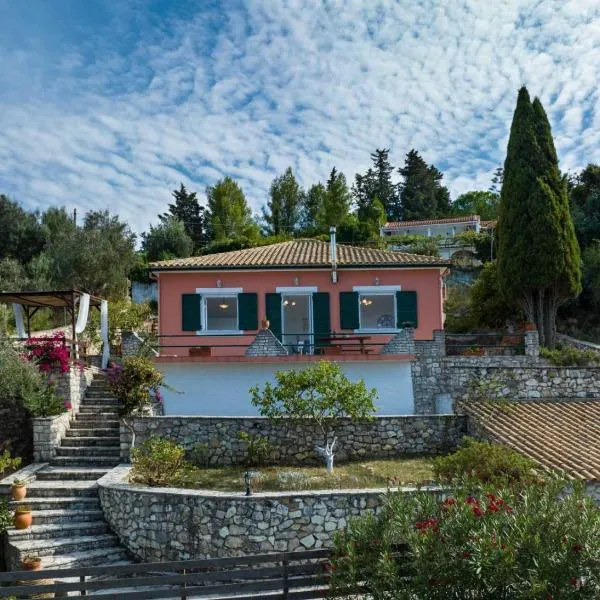 Villa Estia、Ieromónachosのホテル