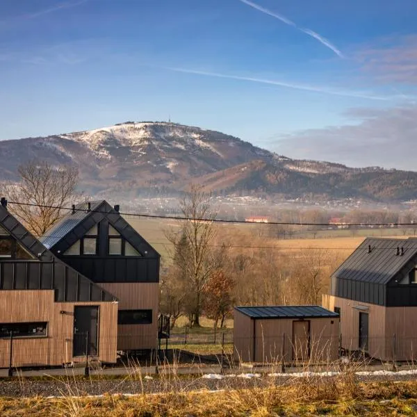 리포와에 위치한 호텔 Beskid Sielski - klimatyczne domki w Lipowej z widokiem na góry i sauną - Dream Apart