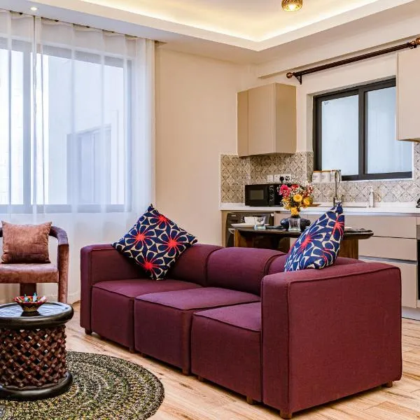 Elite One Bedroom Apartment,Swimming pool, gym, workspace ,Wonderiss Homes close proximity to GTC, JW Mariott and Kempinski, hotel v destinaci Nairobi
