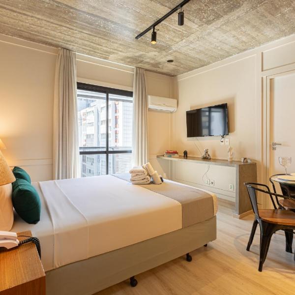 Easy Star - Intercity - Flat no Jardins com vaga de garagem