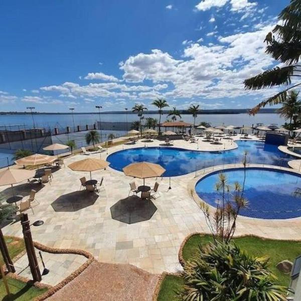 Flat luxuoso -Resort beira lago com a vista incrível - Foto 4