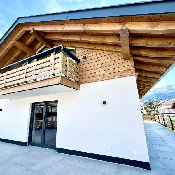 Griabig Lodge mit Sauna und Wellnessbereich、ガルミッシュ・パルテンキルヒェンのホテル