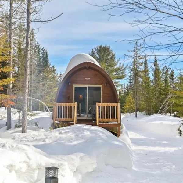 Chalet Alice à louer avec Spa Mauricie, hotel em Saint-Alexis-des-Monts