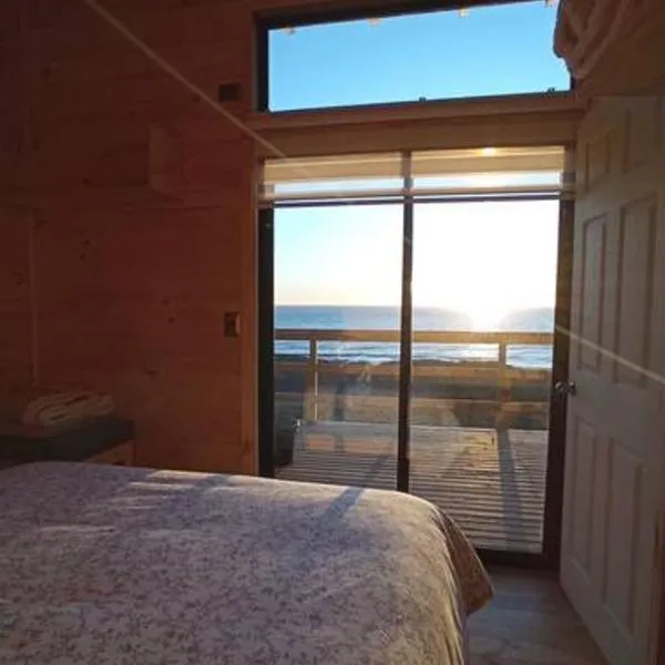 Cabaña Orca Lodge Norte frente al mar en Curanipe, Ideal para desconectar en pareja, hotel v destinaci Curanipe
