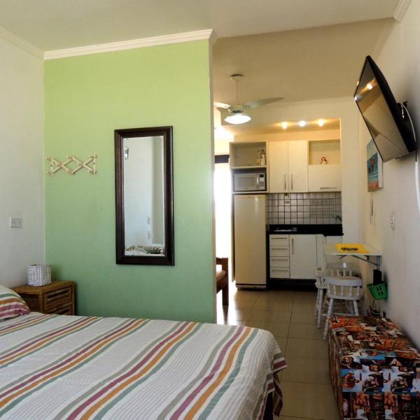 Flat Pitangueiras Boulevard Center - 1 vaga garagem - Ar Cond - Piscina e Sauna - Wi Fi