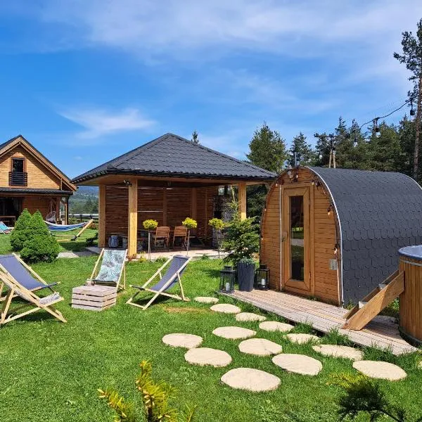 Domki nad jeziorem czorsztyńskim, hotel v destinaci Dębno
