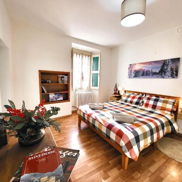 Cretallaz - Rustic house in strategic location with castle view, free parking and WiFi, hotel in Saint-Pierre