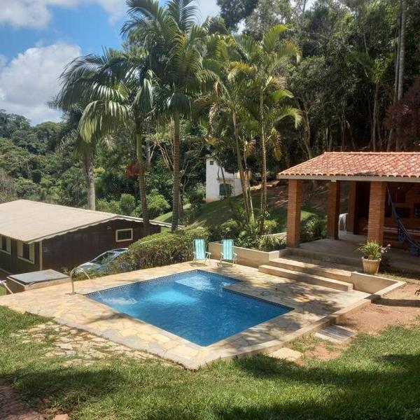 Linda chácara em Ibiuna com lago e piscina - Foto 4