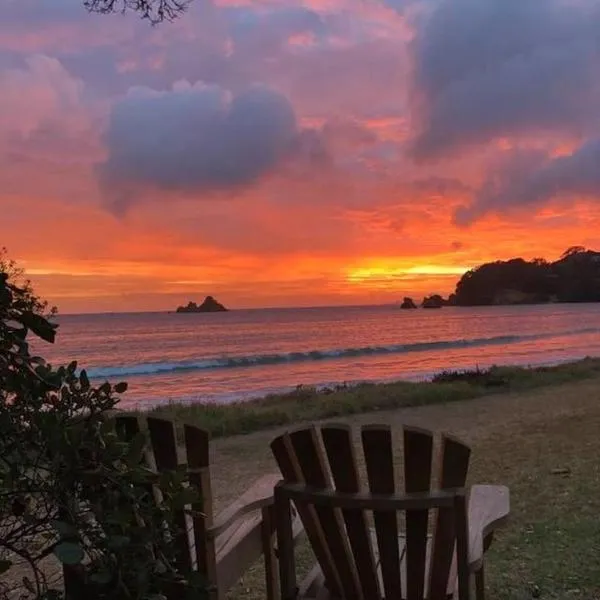 Oakura Bay Absolute Beachfront Holiday Home, hotel in Hikurangi