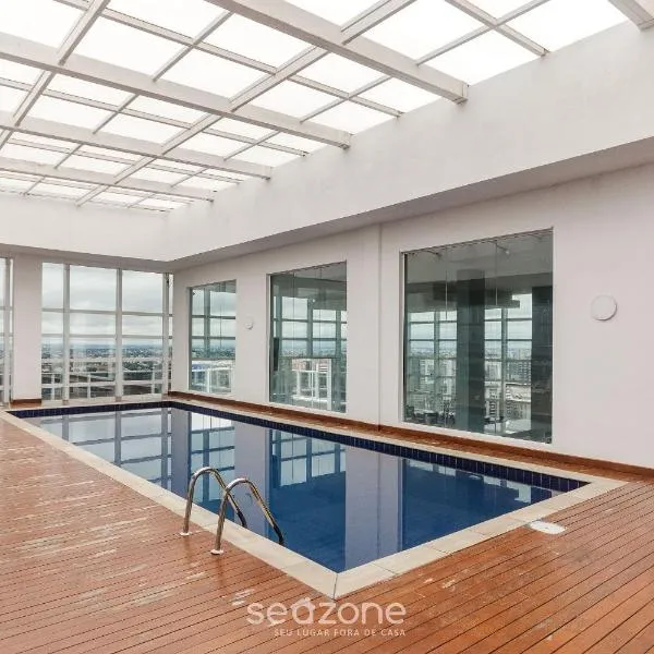 Studio cond c/ piscina 180m Hard Rock café ESR1912, hotel v destinaci Curitiba