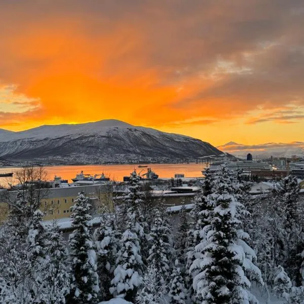 Arctic retreat - spacious apartment next to amazing nature, hotel i Tromsø