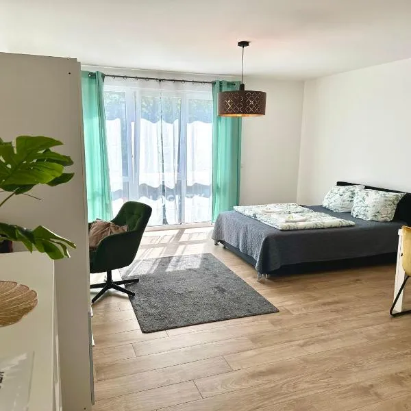 Moderne 1-Zi Stadtwohnung, hotell i Aschaffenburg