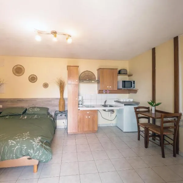 Appartement vue panoramique campagne Pouncho 2 pers，Saint-Beauzély的飯店