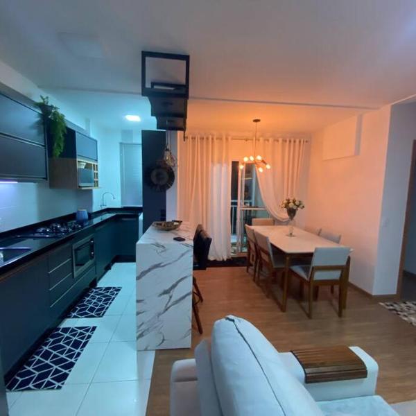 Apartamento encantador com vista para o mar
