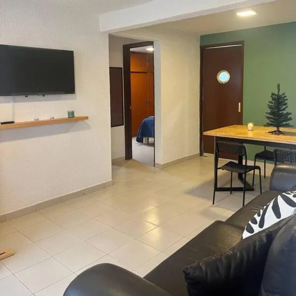 Depto. equipado, Dos Habitaciones, Centro Tulancingo, hotel v destinaci Tulancingo