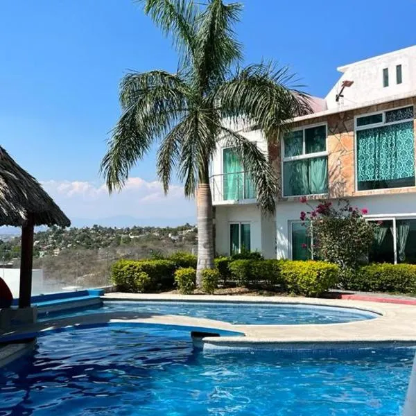 Amacuzac에 위치한 호텔 casa con hermosa vista al lago de tequesquitengo