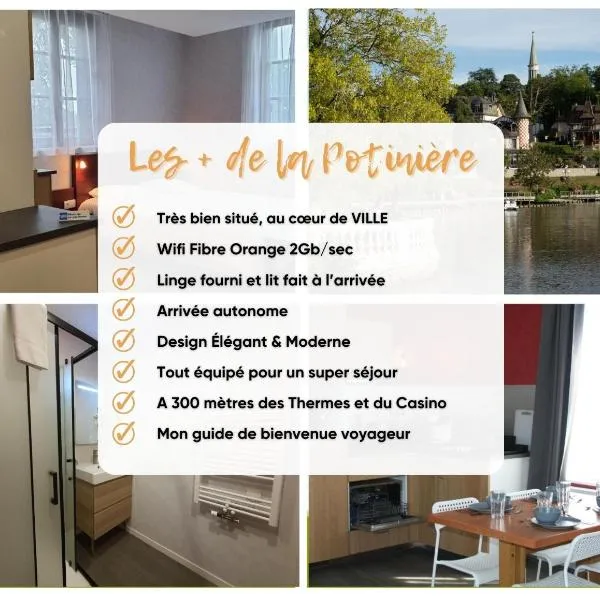 La Potinière Du Lac Appartements – hotel w mieście Bagnoles de l'Orne