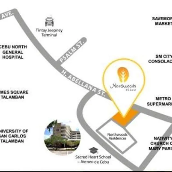 Northwoods Place Condominium, hotell sihtkohas Mandaue