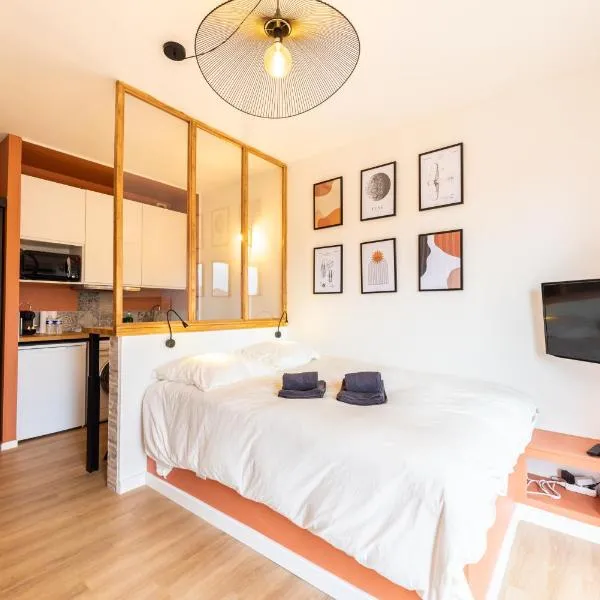 Appartement cosy en bord de mer, viešbutis mieste Kari le Ruė