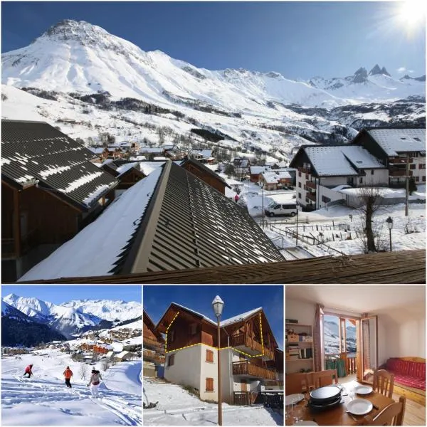 Appart - Chalet du Hameau des Aiguilles، فندق في ألبيز-مونتروند