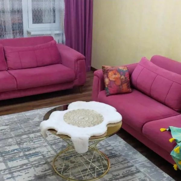 Современная квартира с двумя спальнями, khách sạn ở Shymkent