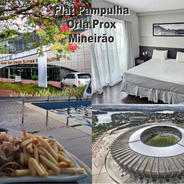 Flat Pampulha orla prox Mineirão