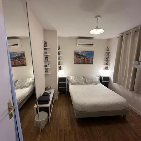 Villa des Palmiers, Chambre n°1, Lit double, hotel v destinaci Villeneuve-sur-Lot