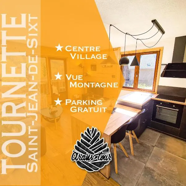 Appt Tournette - Centre Village, Vue Montagne - AravisTour โรงแรมในแซ็ง ฌอง เด ซิกท์