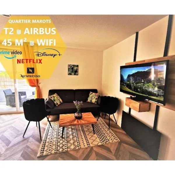 T2 Cosy ₪ Residence Securise ₪ Airbus ₪ Piscine, hotel en Colomiers