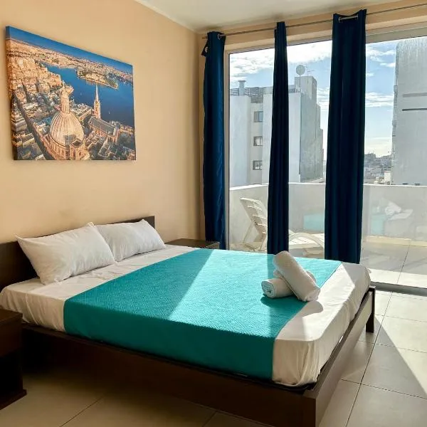Malta Paradise Central Accomodation, hôtel à San Ġiljan