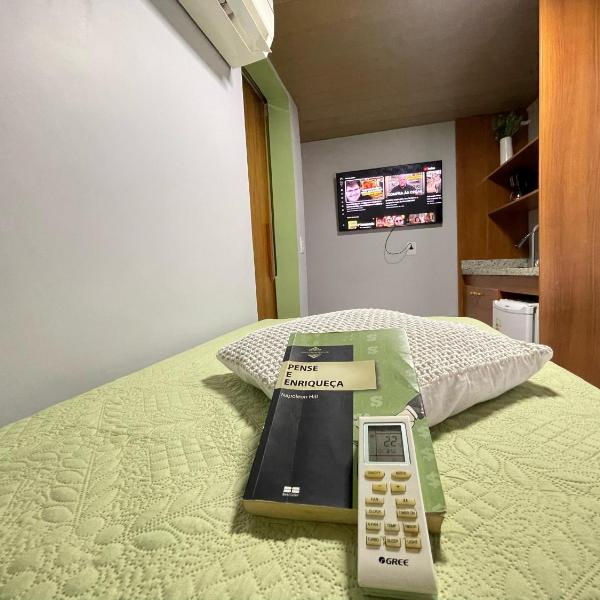 STUDIO aconchego, com Ar, Wifi, Smartv e Cozinha - Foto 2