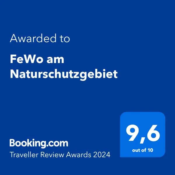 FeWo am Naturschutzgebiet, hotel a Hiddenhausen