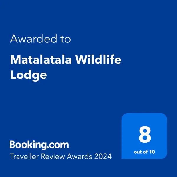 Matalatala Wildlife Lodge, hotell i Bynespoort