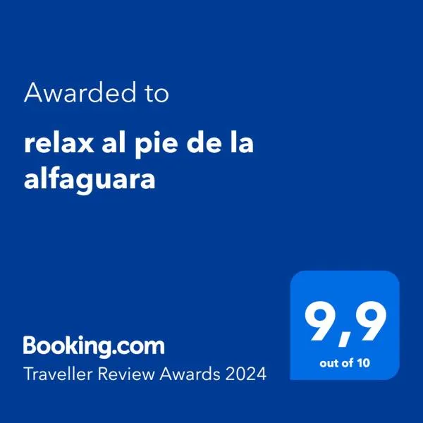 relax al pie de la alfaguara, hotell i Alfacar