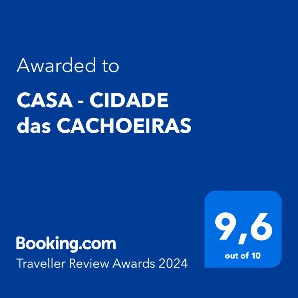 CASA - CIDADE das CACHOEIRAS, hotel em Santa Rita de Jacutinga