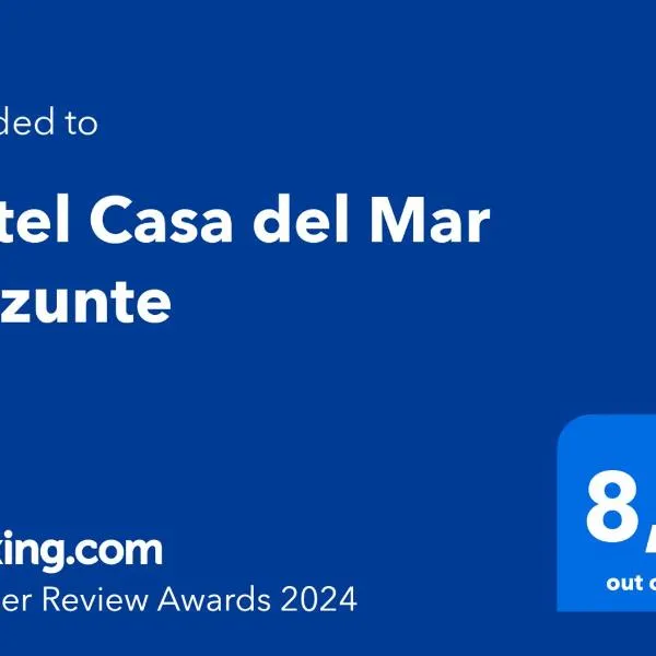Hotel Casa del Mar Mazunte, ξενοδοχείο σε Arroyo Cruz