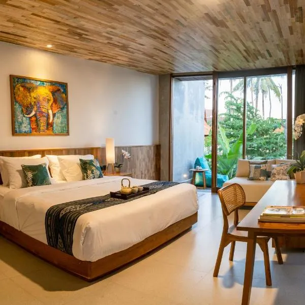 Langit Pitu Villas, hotel v destinaci Ketewel