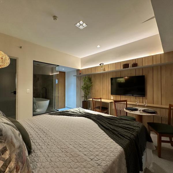 1111 Studio de Luxo com vista deslumbrante para o Rio