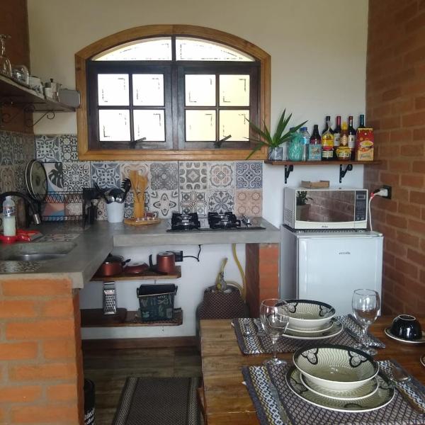Chale Da Terra Brasil, Piscina, Hidro dupla, cozinha, lareira, vista espetacular - Foto 5