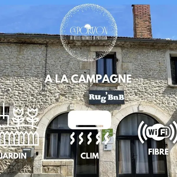 Caporizon-Rug'BnB Gîte-Brantôme-6 personnes, hotel in Biras