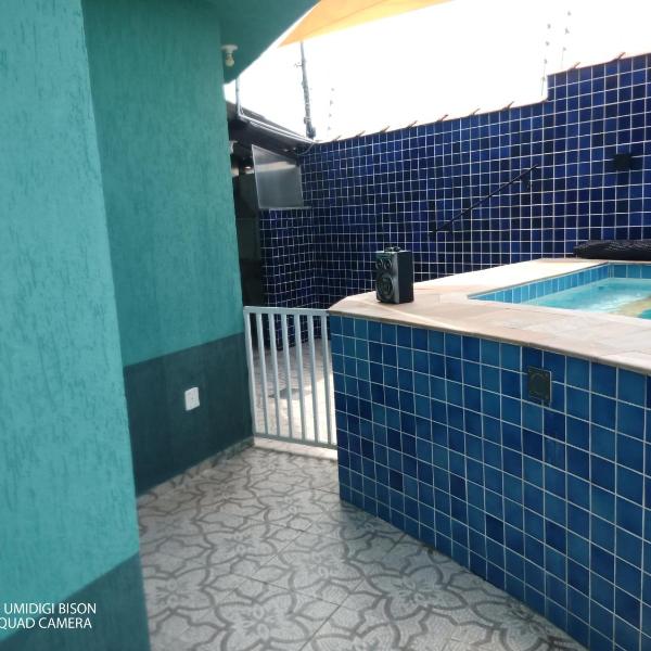 Casa com piscina , churrasqueira, Wi-Fi, em rua de Areia à 1km da praia, bairro sussegado, proíbido uso de som extremamente alto ideal para descansar - Foto 3
