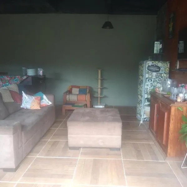 Bela suíte em meio a natureza